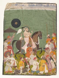 Maharana Jagat Singh II en procesión